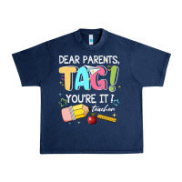 Navy dear parents tag youare it teacher Urban Heavy Tee - JahusDesignShop