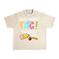 Sandshell dear parents tag youare it teacher Urban Heavy Tee - JahusDesignShop