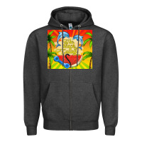 Charcoal Heather the beach is calling Zipper Hoodie - TumblerDesignByShophia