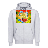 Heather Grey the beach is calling Zipper Hoodie - TumblerDesignByShophia
