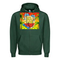 Sports Green the beach is calling Zipper Hoodie - TumblerDesignByShophia