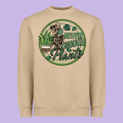 Never Enough Plants Heavyweight Sweatshirt Designed By Artiststas