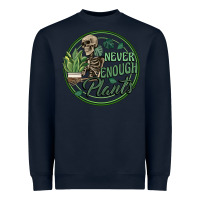 Navy never enough plants Heavyweight Sweatshirt - Artiststas
