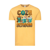 Vintage Mustard cozy season winter coffee cups Vintage Tee - MaliasSmallBusiness