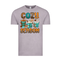 Vintage Zinc cozy season winter coffee cups Vintage Tee - MaliasSmallBusiness