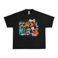 Black school nurse Urban Heavy Tee - NancyCooperArtShop