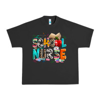 Pigment Black school nurse Urban Heavy Tee - NancyCooperArtShop
