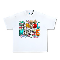 White school nurse Urban Heavy Tee - NancyCooperArtShop