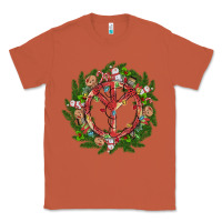 Copper Christmas peace Classic Tee - MaliasSmallBusiness