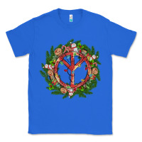 True Royal Christmas peace Classic Tee - MaliasSmallBusiness