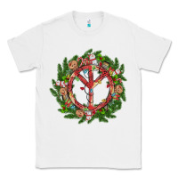 White Christmas peace Classic Tee - MaliasSmallBusiness