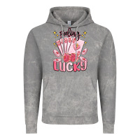 Cloud Rock feeling lucky Vintage Hoodie - MaliasSmallBusiness