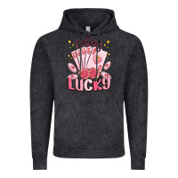 Vintage Black feeling lucky Vintage Hoodie - MaliasSmallBusiness