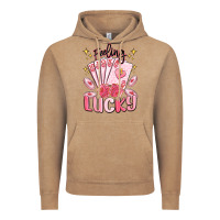 Vintage Coffee feeling lucky Vintage Hoodie - MaliasSmallBusiness