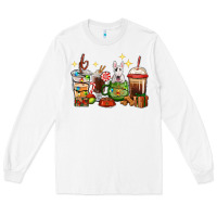 White Christmas coffee cups with Bull Terrier Long Sleeve Tee - RanaPortraitStore