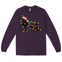 Plum christmas bombay cat Long Sleeve Tee - LillyAllenDesigns