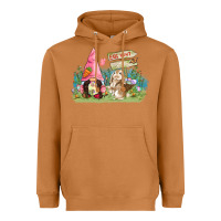 Meerkat Easter gnome and rabbit egg hunt  Easter Day Heavyweight Hoodie - CowGirlArtShop