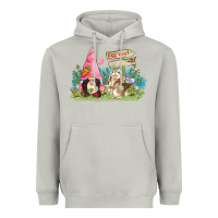 Moon Dust Easter gnome and rabbit egg hunt  Easter Day Heavyweight Hoodie - CowGirlArtShop