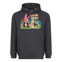 Easter Gnome And Rabbit Egg Hunt  Easter Day Heavyweight Hoodie | Teevron