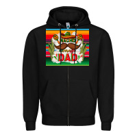 Black nacho average dad father's day Zipper Hoodie - TumblerDesignByShophia