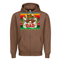 Chestnut nacho average dad father's day Zipper Hoodie - TumblerDesignByShophia