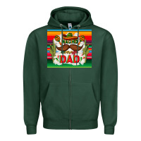 Sports Green nacho average dad father's day Zipper Hoodie - TumblerDesignByShophia