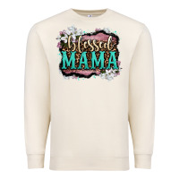 Sandshell blessed mama Premium Sweatshirt - OliviaCreatesArt