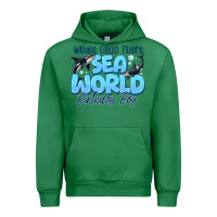 Emerald Whale Hello There Sea World Birthday Boy Urban Hoodie - CowhideDigitalArt