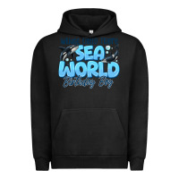 Pigment Black Whale Hello There Sea World Birthday Boy Urban Hoodie - CowhideDigitalArt