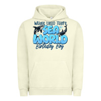 Pigment Pistachio Whale Hello There Sea World Birthday Boy Urban Hoodie - CowhideDigitalArt
