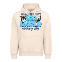 Sandshell Whale Hello There Sea World Birthday Boy Urban Hoodie - CowhideDigitalArt