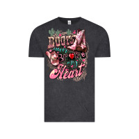 Vintage Black boots never broke my heart Vintage Tee - NancyCooperArtShop