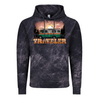 Cloud Black traveler Vintage Hoodie - NancyCooperArtShop