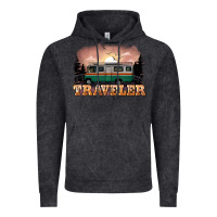 Vintage Black traveler Vintage Hoodie - NancyCooperArtShop
