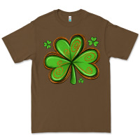 Cacao st patricks day shamrock with glitter Premium Tee - Artiststas