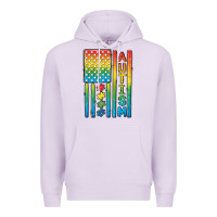 Autism American Flag Premium Hoodie | Teevron