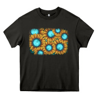 Asphalt sunflower gemstone background Heavy Core Tee - JahusDesignShop