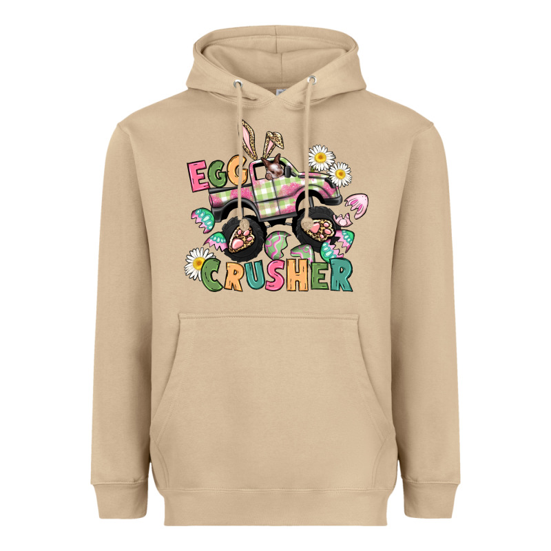 Egg Crusher Monster Truck Heavyweight Hoodie by CowGirlArtShop | Teevron
