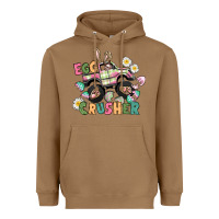 Toasted Coconut Egg crusher monster truck Heavyweight Hoodie - CowGirlArtShop
