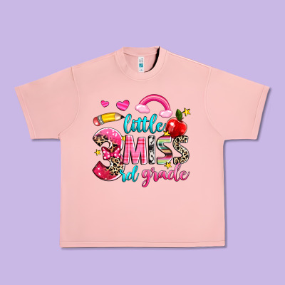 Little Miss Third Grade Urban Heavy Tee Designed By Nancycooperartshop