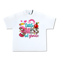 White little miss third grade Urban Heavy Tee - NancyCooperArtShop