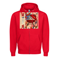 Red red white and bbq usa flag Zipper Hoodie - TumblerDesignByShophia