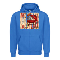 True Royal red white and bbq usa flag Zipper Hoodie - TumblerDesignByShophia