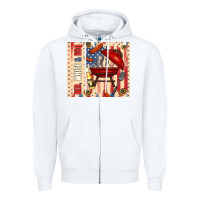 White red white and bbq usa flag Zipper Hoodie - TumblerDesignByShophia