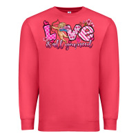 Cardinal love is all you need Premium Sweatshirt - OliviaCreatesArt