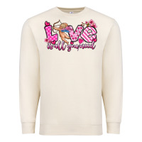 Sandshell love is all you need Premium Sweatshirt - OliviaCreatesArt