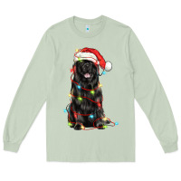 Matcha christmas newfoundland dog Long Sleeve Tee - LillyAllenDesigns