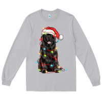 Moon Dust christmas newfoundland dog Long Sleeve Tee - LillyAllenDesigns