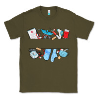 Army Green custom name nurse Classic Tee - MaliasSmallBusiness