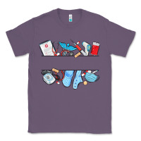 Lavender custom name nurse Classic Tee - MaliasSmallBusiness